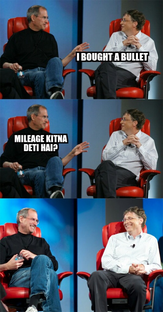 Bullet Steve Jobs vs Bill Gates