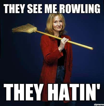 JK Rowling meme