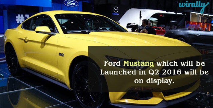 Ford Mustang In Auto Expo 2016