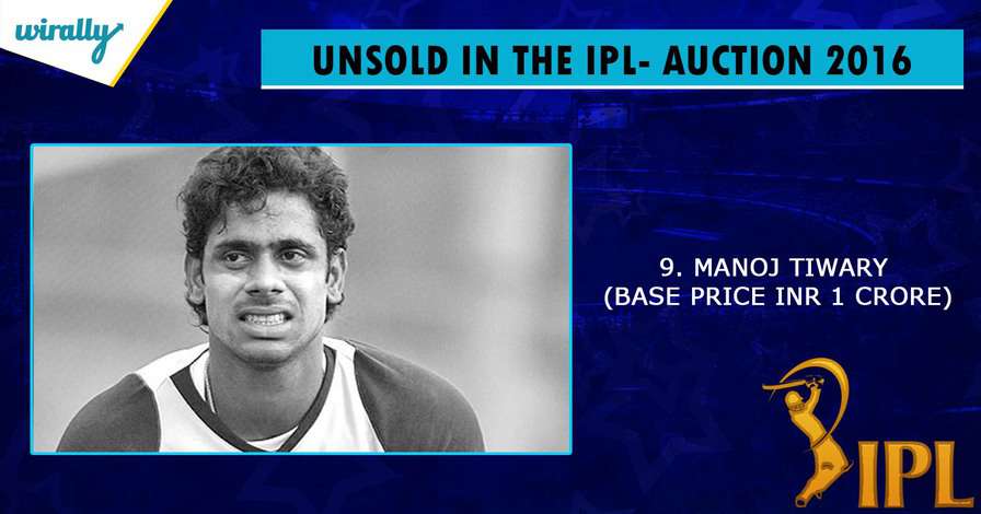 Manoj Tiwary-unsold players in IPL 2016