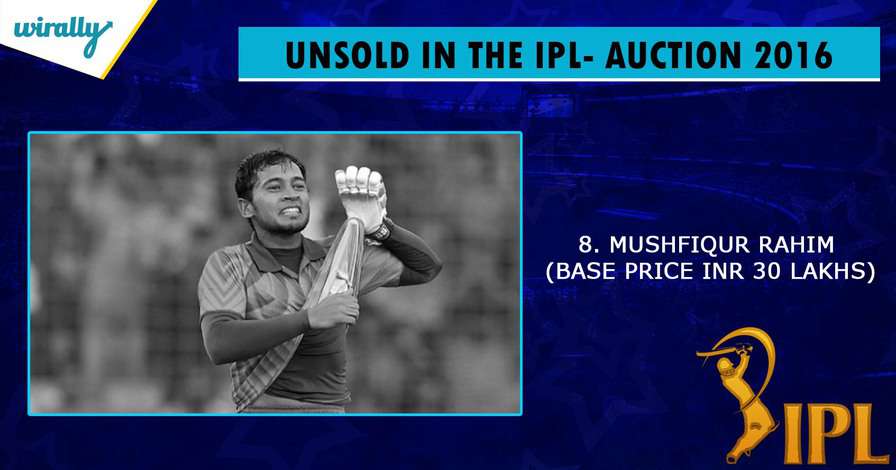 Rahim-unsold players in IPL 2016