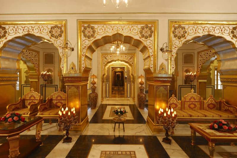 Suite chosen in Shahi Raj Mahal, Jaipur, India-most expensive Valentine's gifts