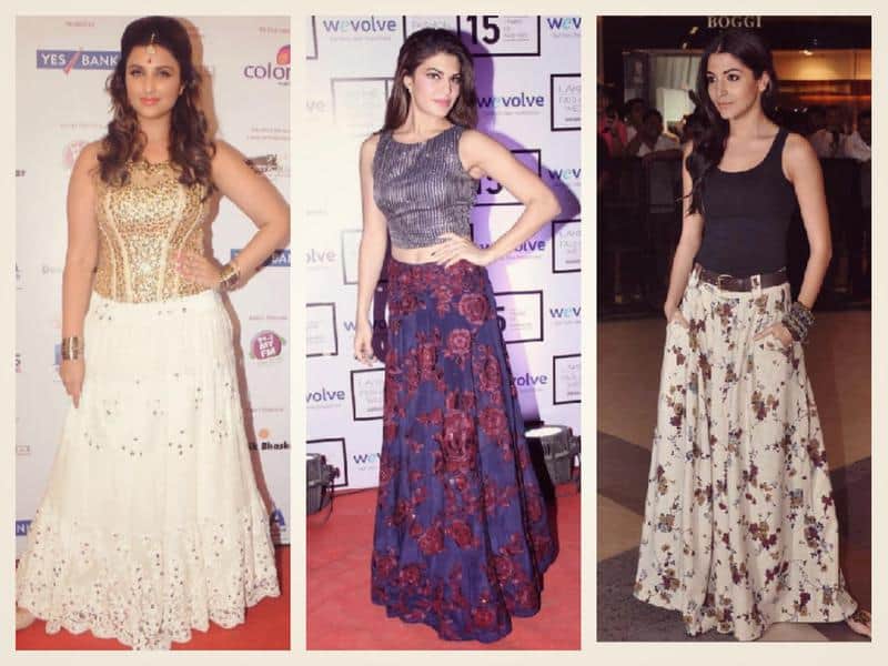 Bollywood-Celebs-in-Long-Skirts-Jacqueline-Pariniti-and-Anushka
