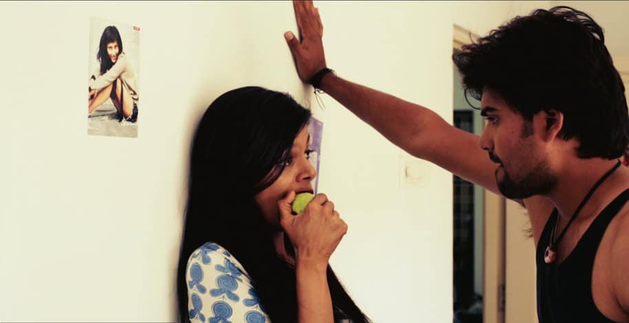 Karthik and Anushree Kiss with Guava