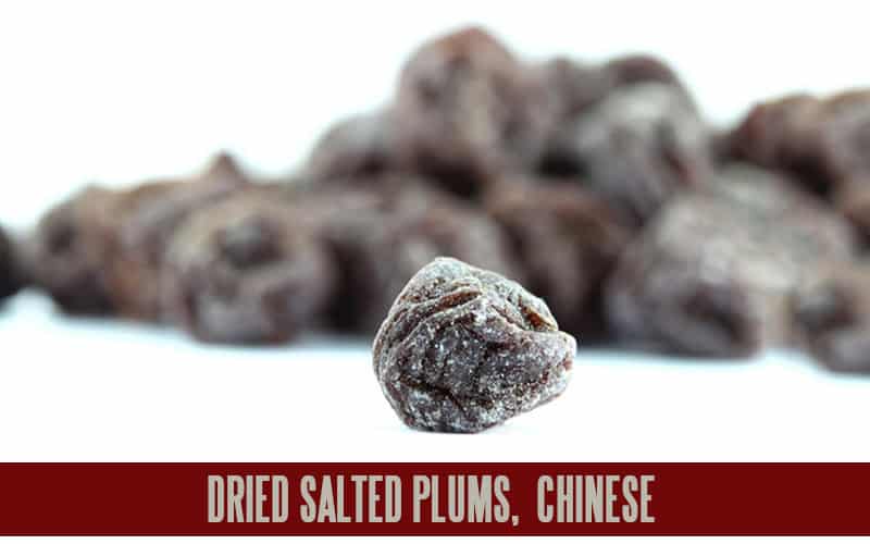 DRIED SALTED PLUMS