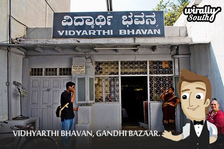  Vidhyarthi Bhavan, Gandhi Bazaar.