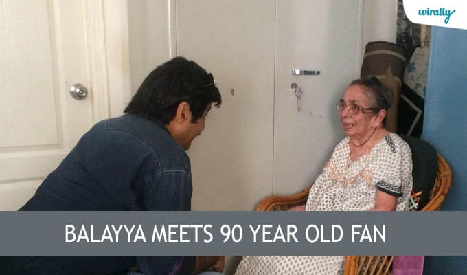 Balayya meets 90 year old fan