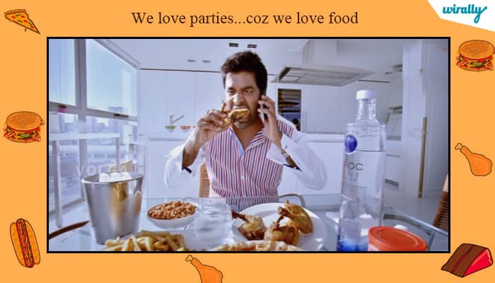 We love parties...coz we love food