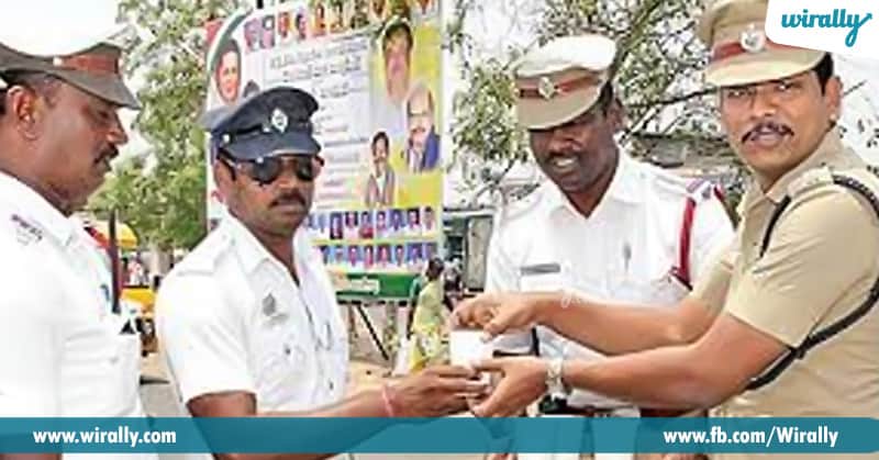 Ragi Malt being given to Traffic Constables2