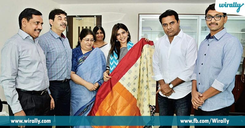 1 Samantha taking charge of promoting handloom attires