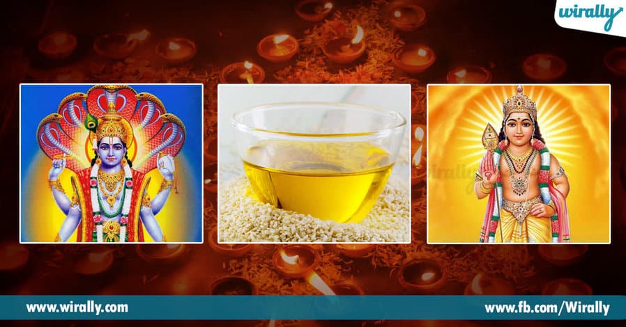 3 Types of oil used during Deeparadhana
