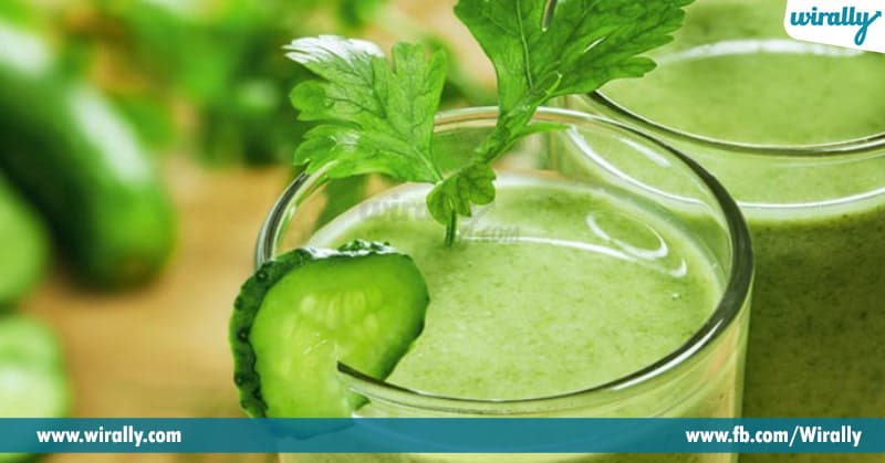 1-Cucumber and Cabbage juice