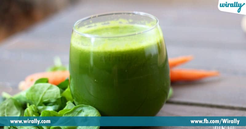 2-Spinach and ginger juice