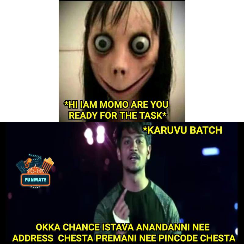 Our Telugu Pages Trolling 'Momo Challenge' In Meme Style Will Definitely  Make Your Day - Wirally