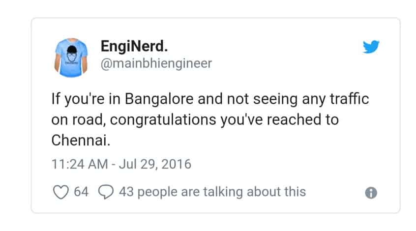 1. Bangalore Traffic Tweets