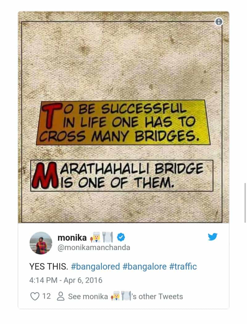 10. Bangalore Traffic Tweets