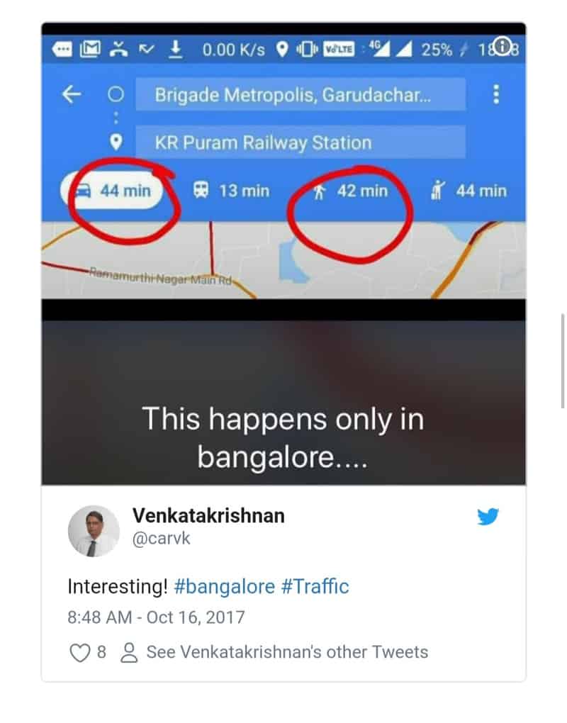 11. Bangalore Traffic Tweets