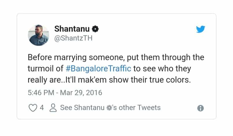 14. Bangalore Traffic Tweets