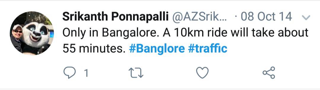 18. Bangalore Traffic Tweets