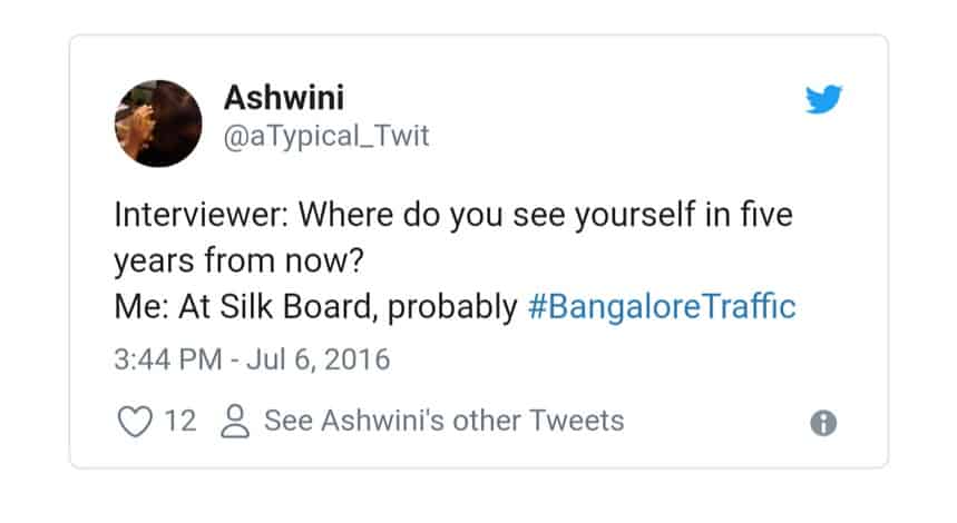 2. Bangalore Traffic Tweets