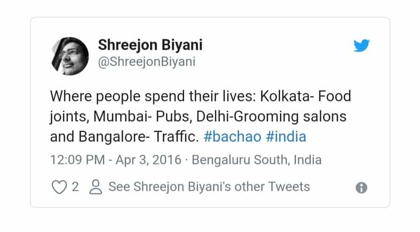 5. Bangalore Traffic Tweets