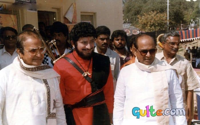 16. Three Superstars in one pic NTR-ANR with Krishna