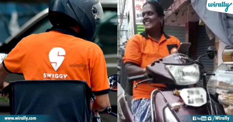 first Swiggy delivery woman Jayalakshmi