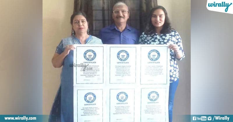 Hyderabad girl achieves sixth Guinness World Record