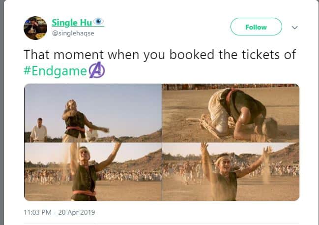 Memes On Avenger Endgame Tickets