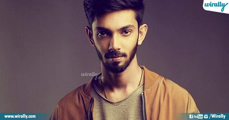 Anirudh in movie jersey