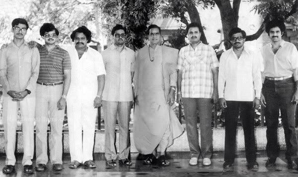 6. Balakrishna with his father NTR and seven brothers