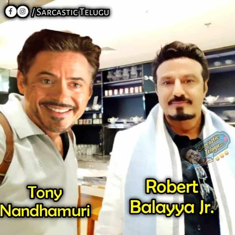 11. Balayya as Tony Stark