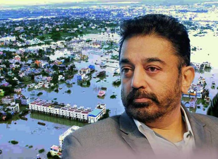 kamal hassan,chennai floods