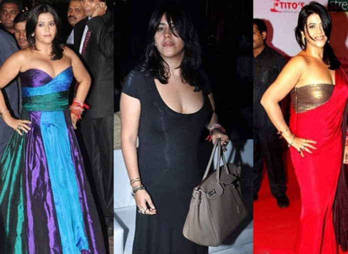 Ekta Kapoor,Celebrities With The Worst Fashion Sense