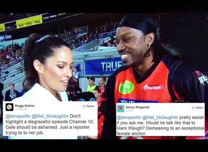 Chris Gayle flirt