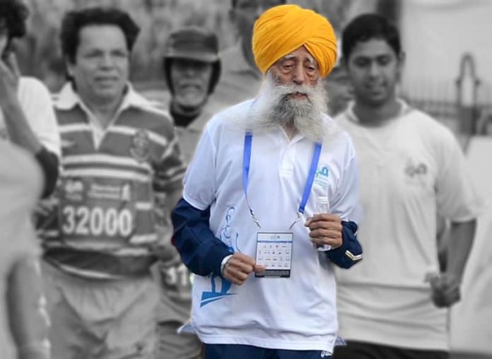 Fauji Singh,104 Year Old Man Runs Marathon