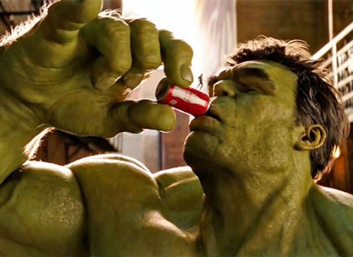 Antman and Hulk coca-cola ad