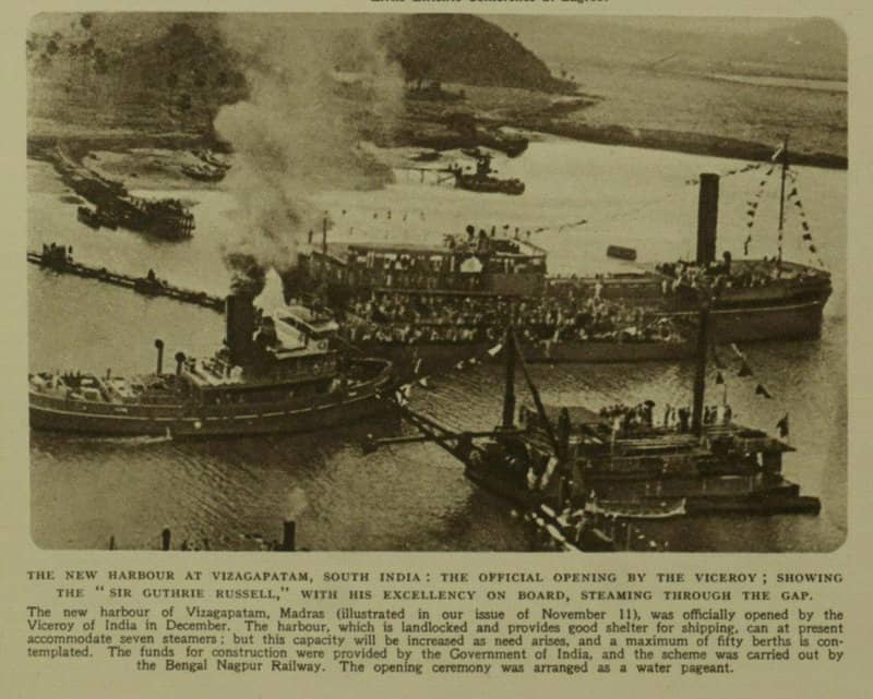 20. Opening of Port By Lord Wellington In 1933.