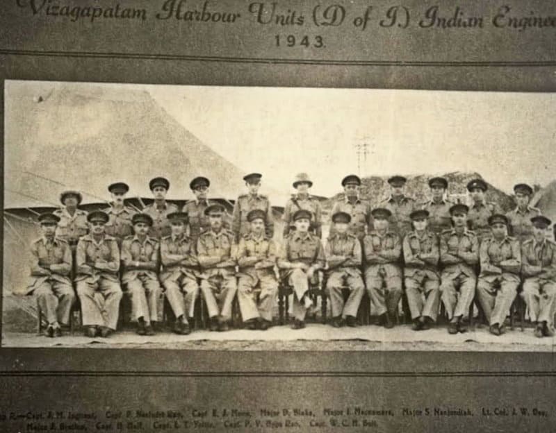 21. Officers Of Vizag Harbour In 1943.