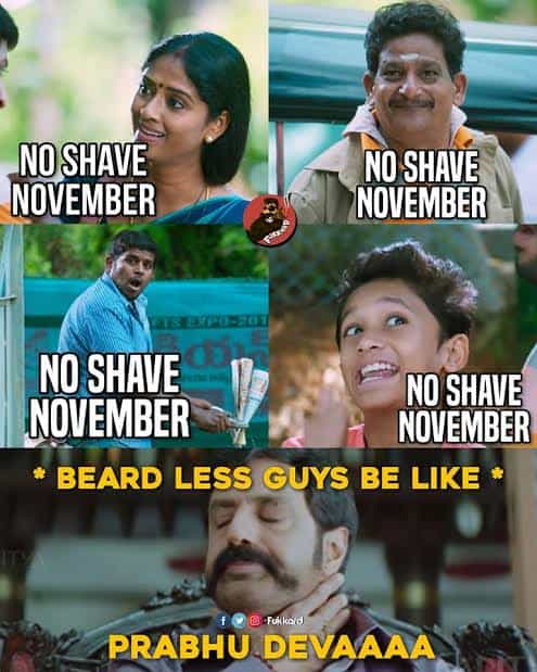 5No shave November
