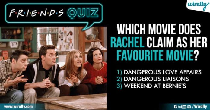 Quiz article on FRIENDS show