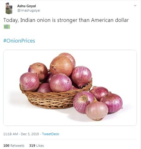 Memes On Onion Prices