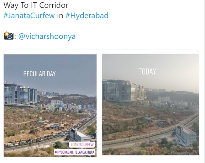 1d. Janatha Curfew Hyderabad