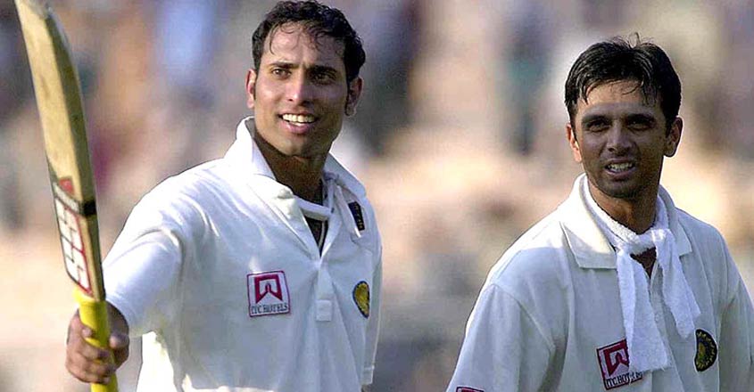 24. Rare Pic Of Legendary Batsmen Vvs Laxman & Rahul Dravid