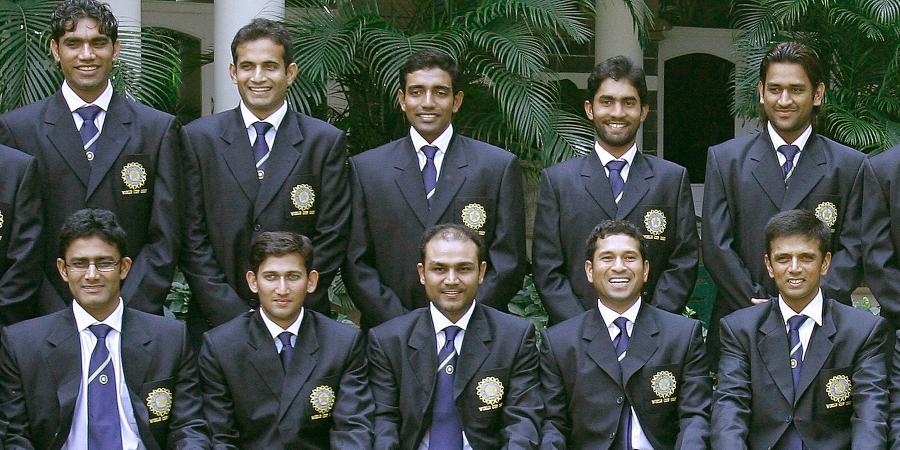 29. A Rare Pic Of Old Indian Cricket Team