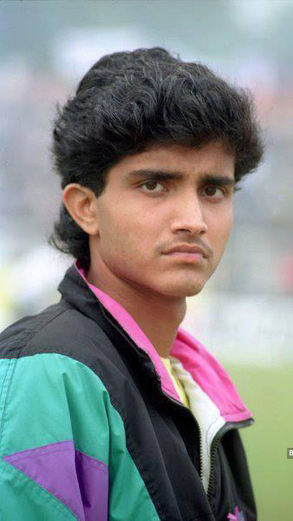 4. Bengal Tiger Sourav Ganguly's Young Age Pic