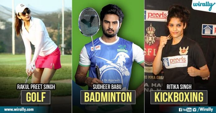 Actors from sports background