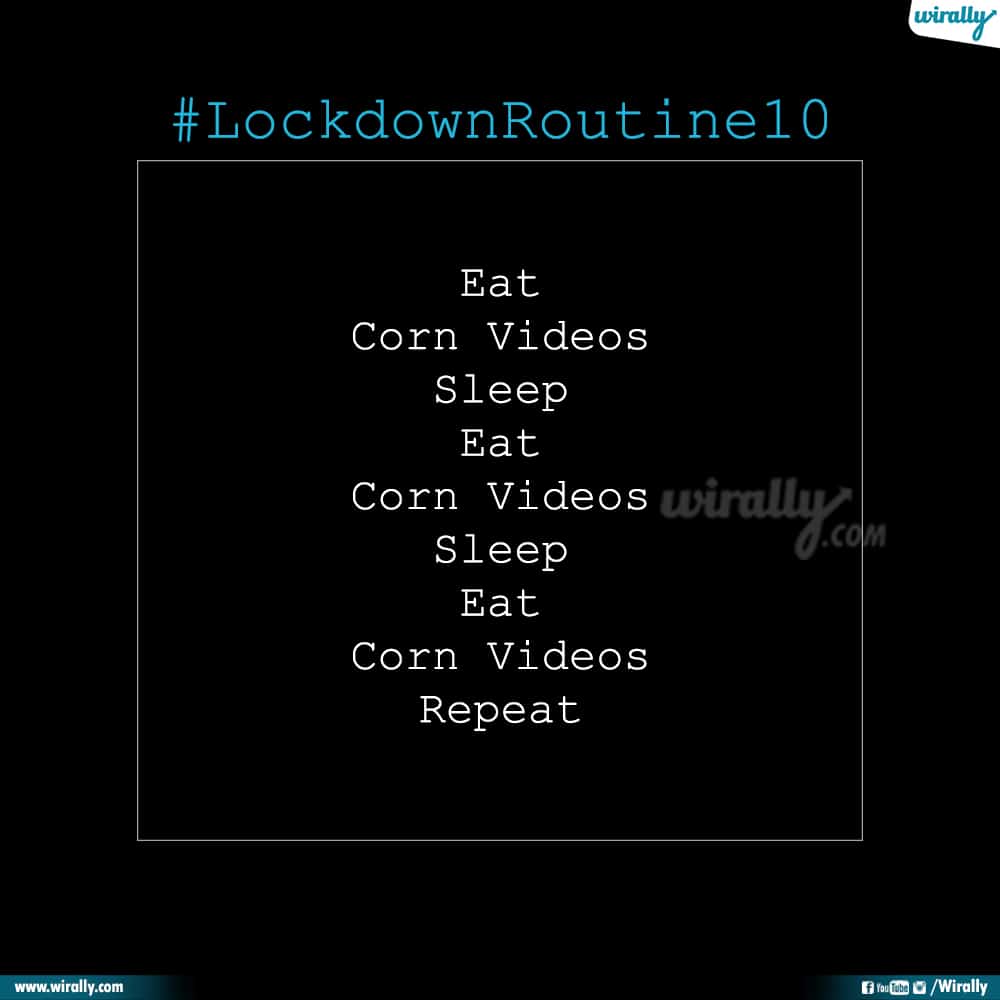 Lockdown Rotuine 10