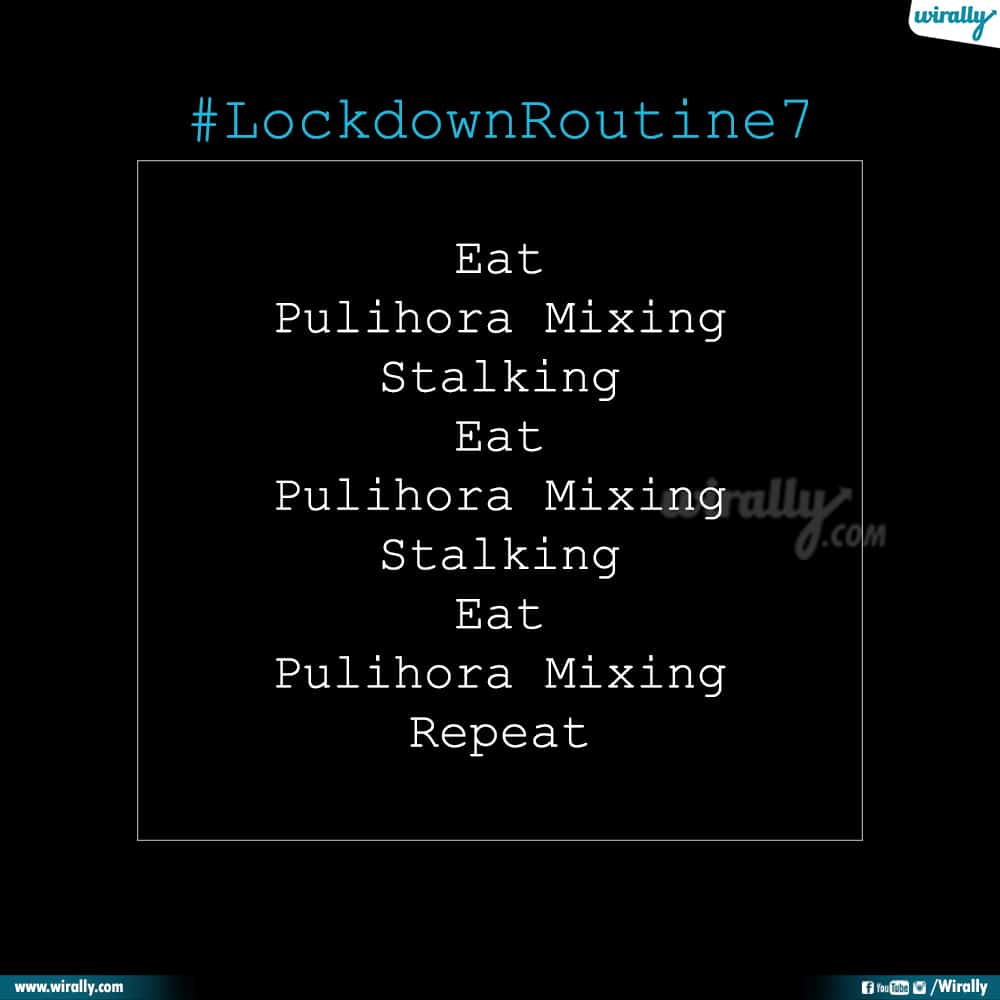 Lockdown Rotuine 7
