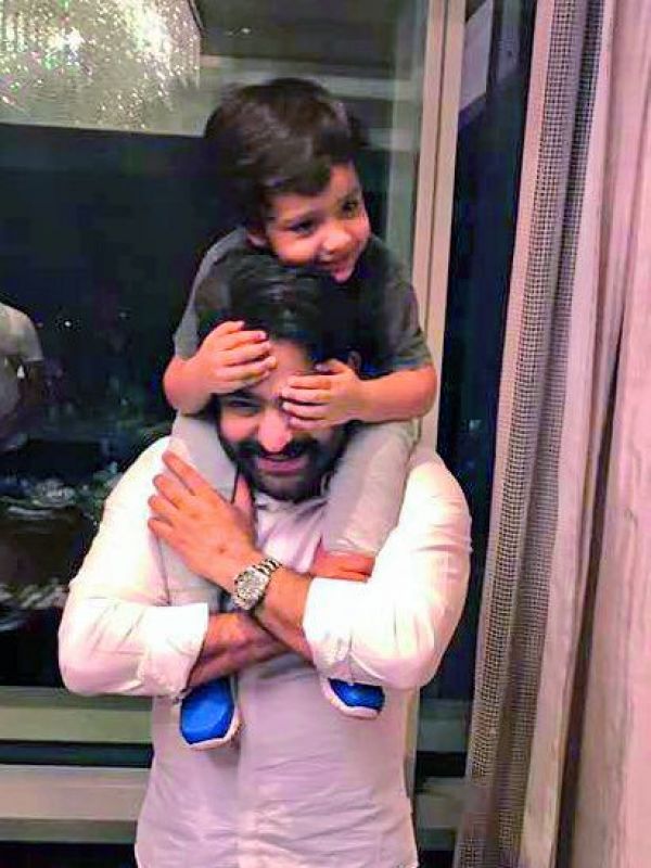 50. Jr Ntr With His Son Abhay Ram
